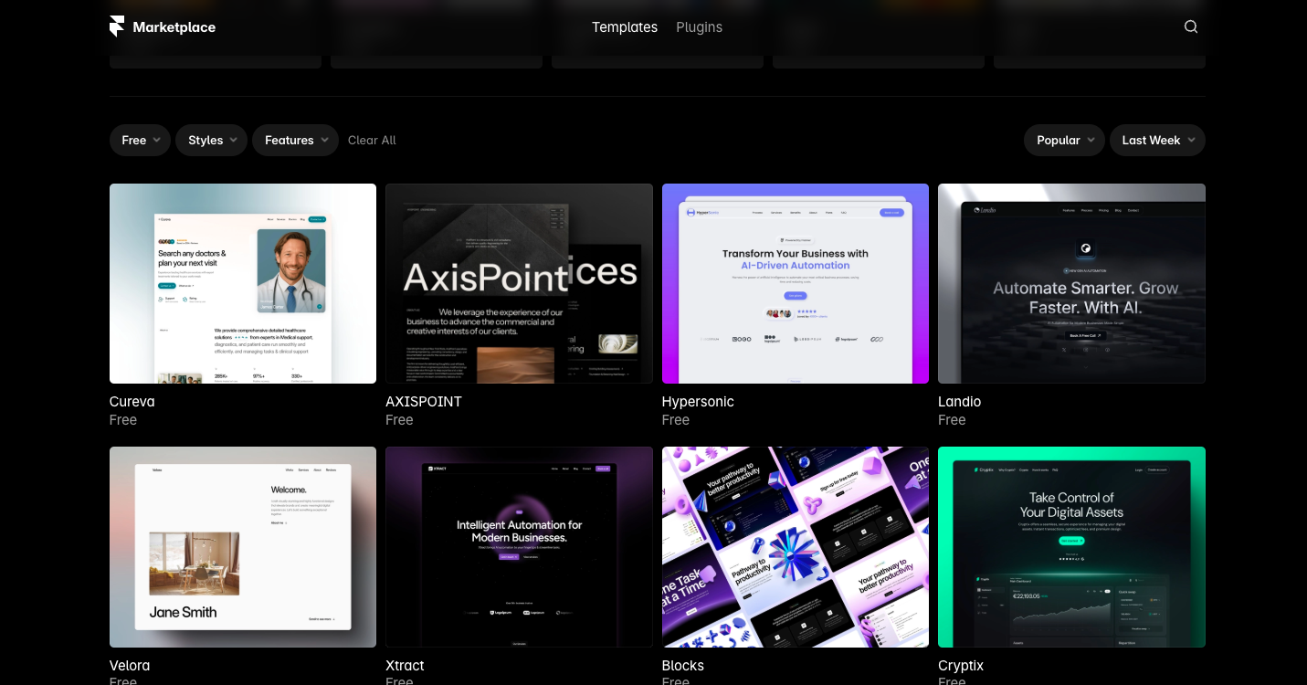 How to remix a template on framer no code website builder
